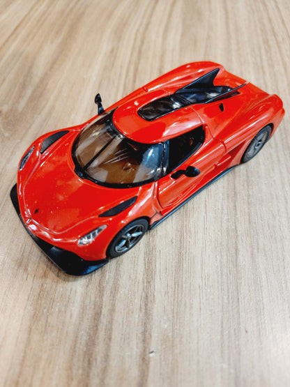 Kinsmart Koenigsegg Jesko Absolut Diecast Scale Model 1:36 | Swedish Hypercar Collectible