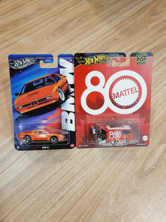 Hot Wheels BMW M1 & Kool Kombi (combo pack of 2)