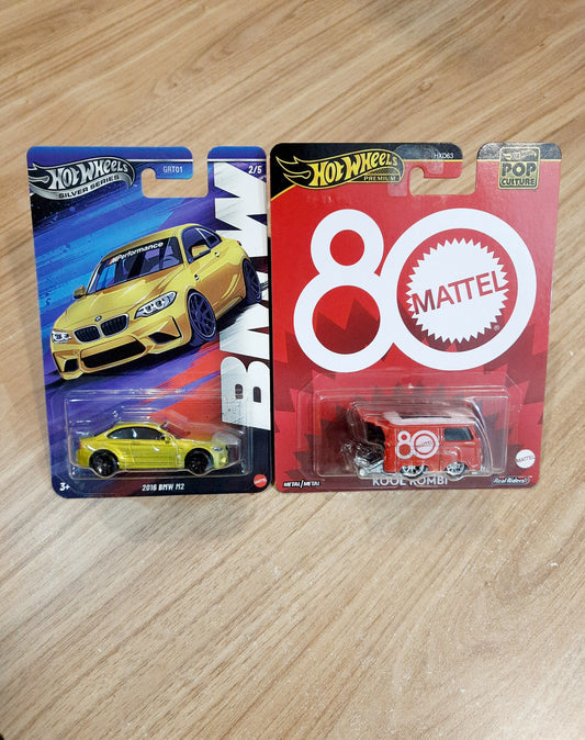 Hot Wheels 2016 BMW M2 & Kool Kombi (combo pack of 2)