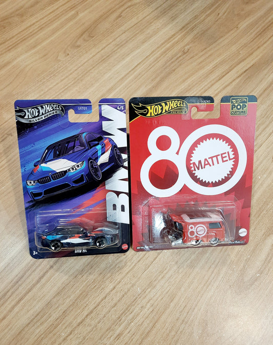 Hot Wheels BMW M4 & Kool Kombi (combo pack of 2)