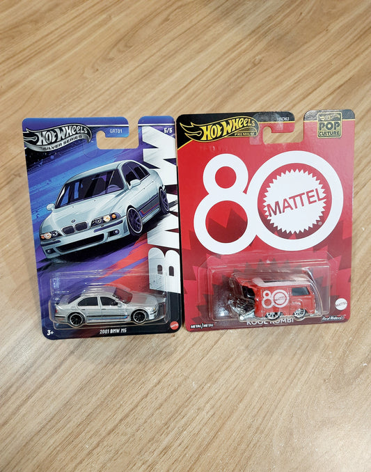 Hot Wheels 2001 BMW M5 & Kool Kombi (combo pack of 2)