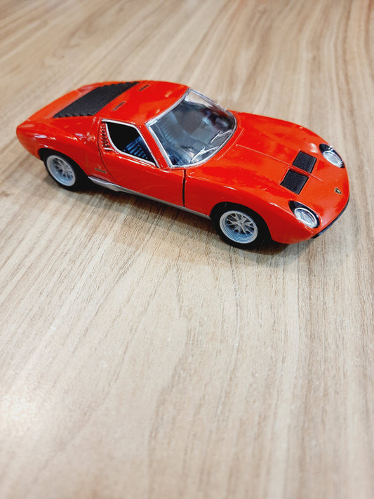 Kinsmart 1971 Lamborghini Miura P400 SV Diecast Scale Model 1:34