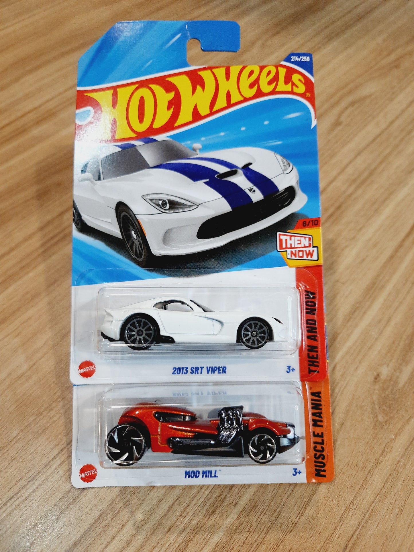 Hot Wheels Mod Mill & 2013 SRT Viper (combo pack of 2)