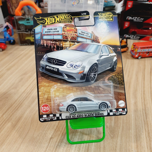 Hot Wheels Premium - Boulevard - 2008 Mercedes - Benz CLK 63 AMG Black Series (GJT68)