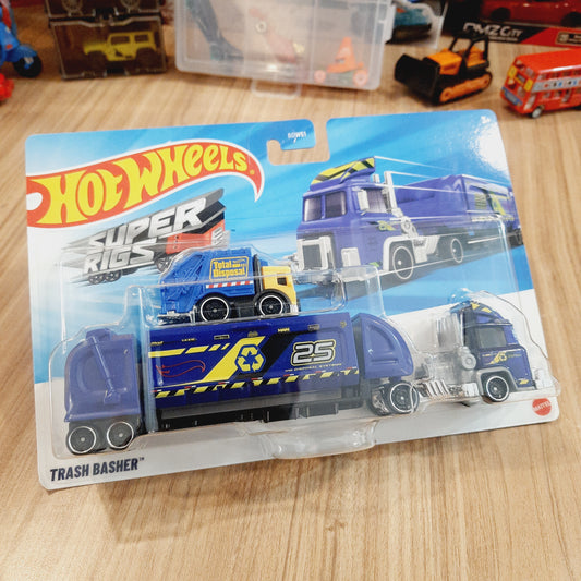 Hotwheels Super Rigs Trash Basher BDW51