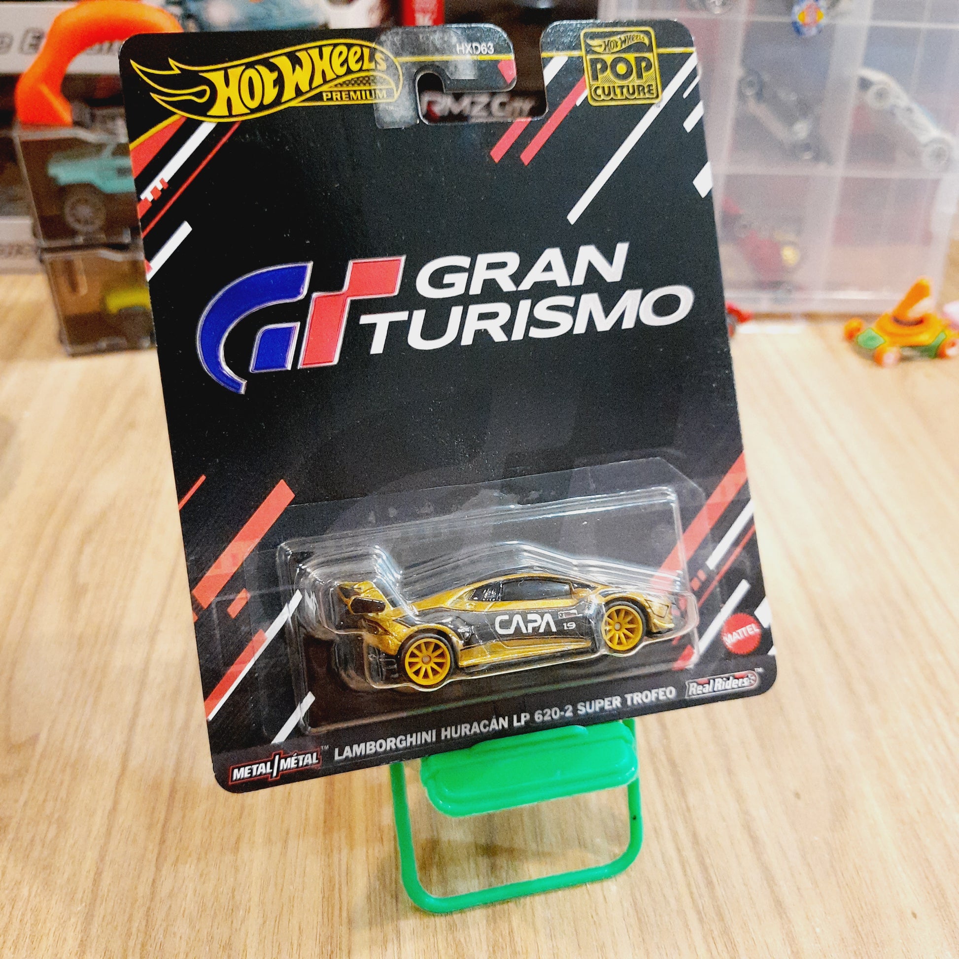 CARD IS BENT) Hot Wheels Premium Lamborghini Huracan Lp 620-2