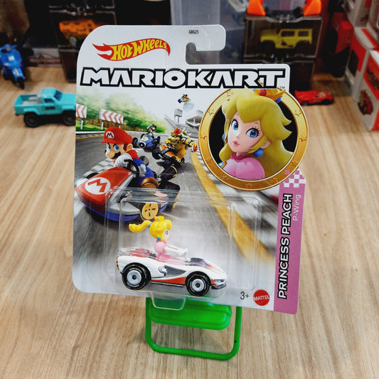 (Bent Card) Hot Wheels Mariokart - Princess Peach P - Wing GBG25