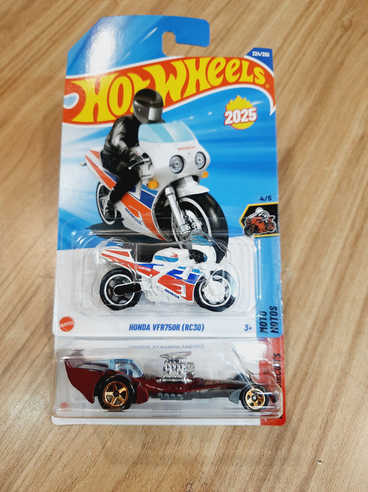 Hot Wheels Honda Vfr750r (rc30) & Madfast (combo pack of 2)