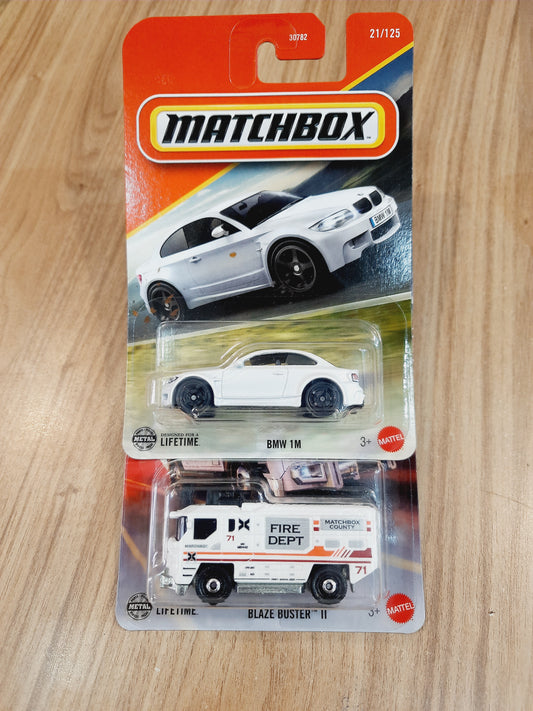 Matchbox BMW 1M & Blaze Buster II (Combo pack of 2)- 30782
