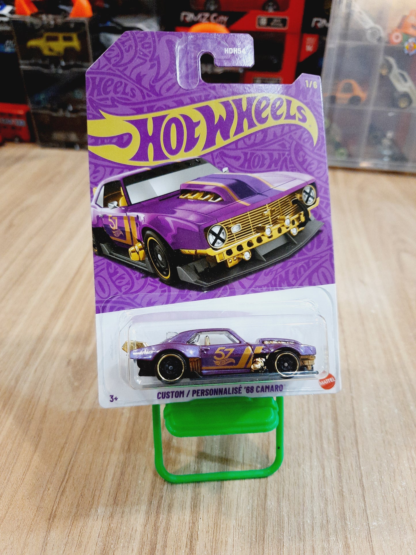 Hot Wheels Custom / Personallise 68 Camaro - 57th Anniversary HDH54