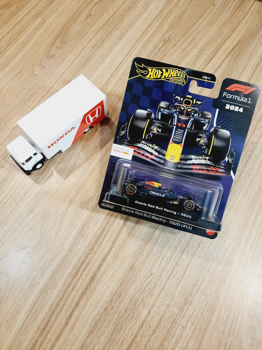 Hot Wheels Premium Formula 1 2024 - Oracle Red Bull Racing - RB20 (#11) & Sakura Sprinter (Combo of 2) - HRV11