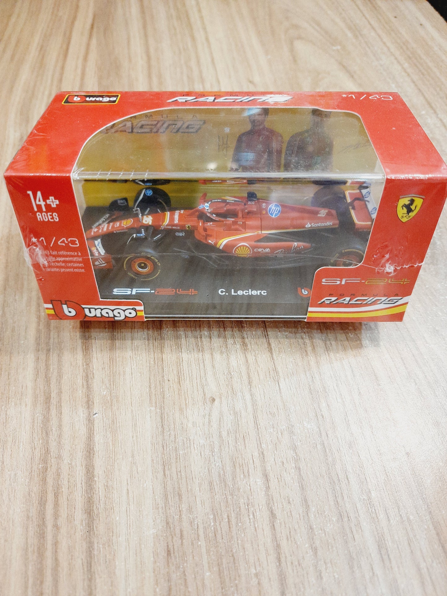 Bburago C Leclerc 1:43 Diecast Scale Model Car