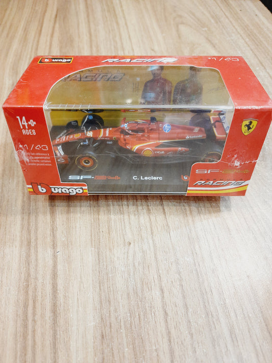 Bburago C Leclerc 1:43 Diecast Scale Model Car