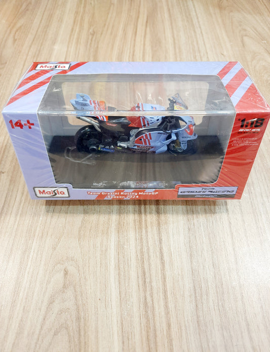 Maisto Gresini Racing Team 2024 1:18 Diecast Scale Model
