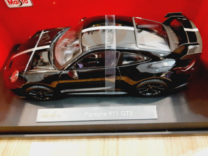 Maisto Porsche 911 GT3 Diecast Scale Model 1:18 | German Sports Car Collectible