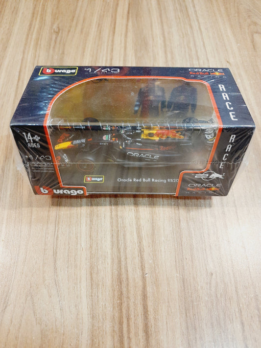 Bburago Oracle Red Bull Racing RB20 1:43 Diecast Scale Model Car