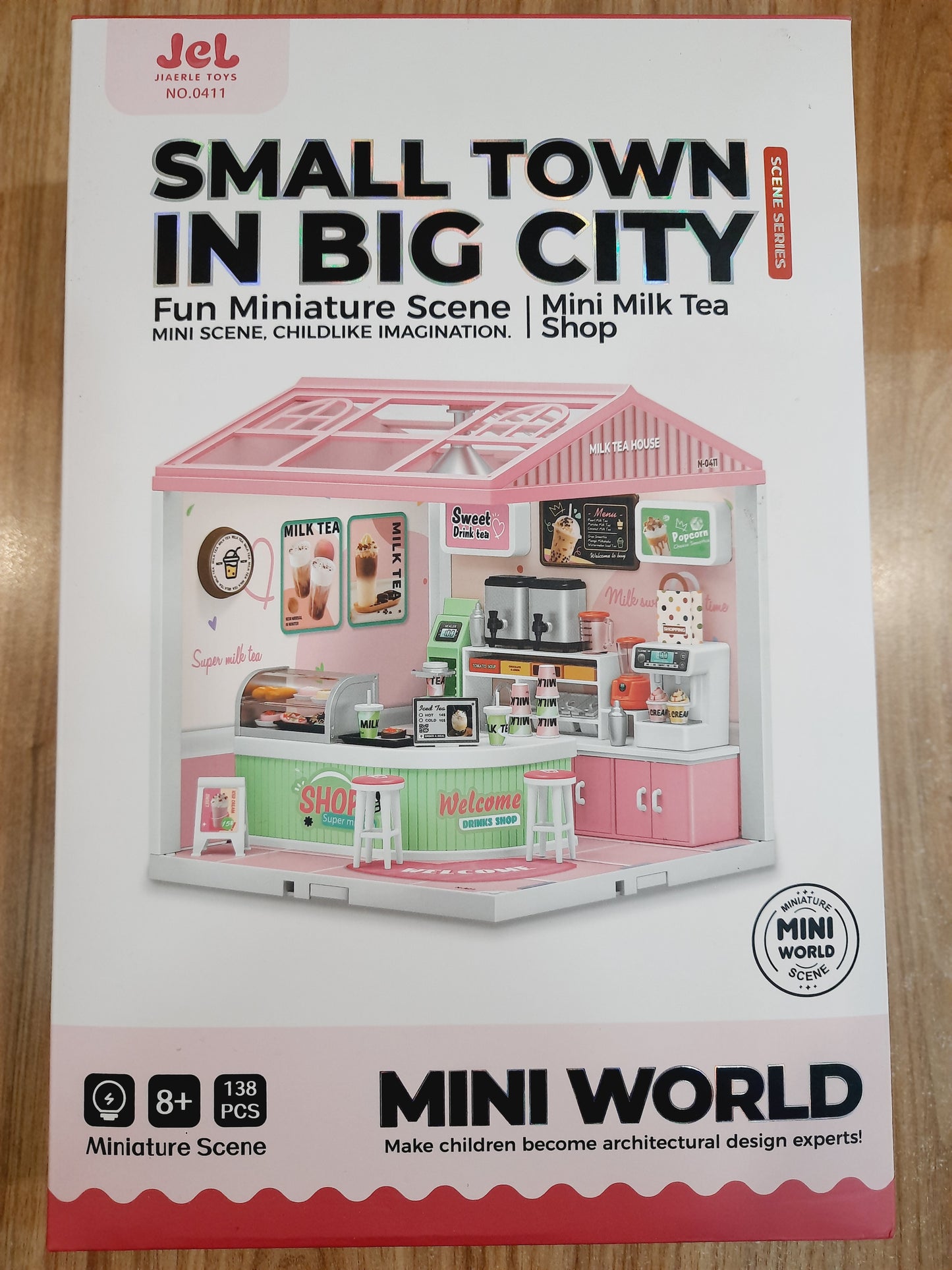 Small Town in Big City Mini Milk Tea Shop Set (138 pcs)