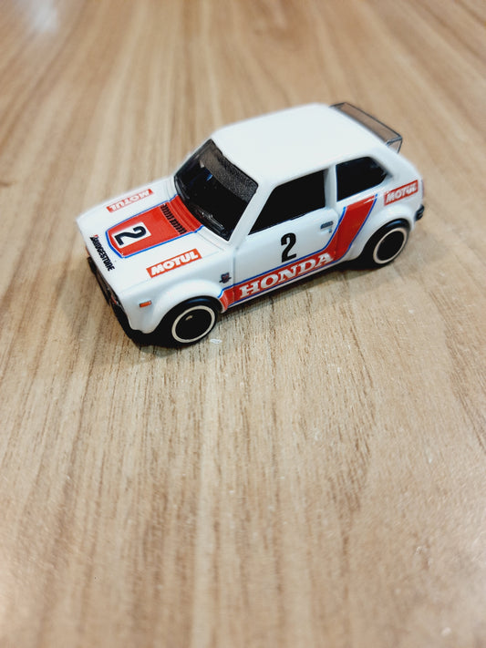 Hot Wheels Premium Car Culture Team Transport - 73 Honda Civic Custom Aero Lift FLF56