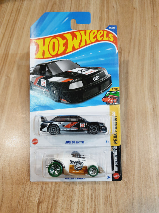 Hot Wheels Audi 90 Quattro & Instant Boost (combo pack of 2)