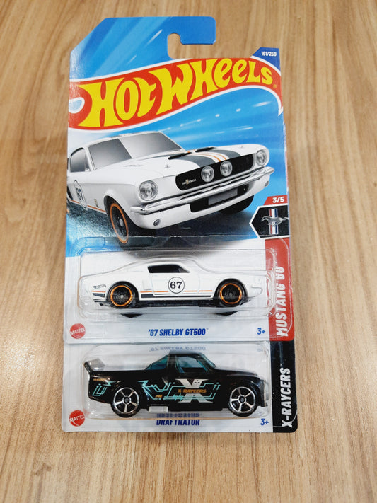 (Imported) Hot Wheels 67 Shelby GT500 & Draftnator (combo pack of 2)