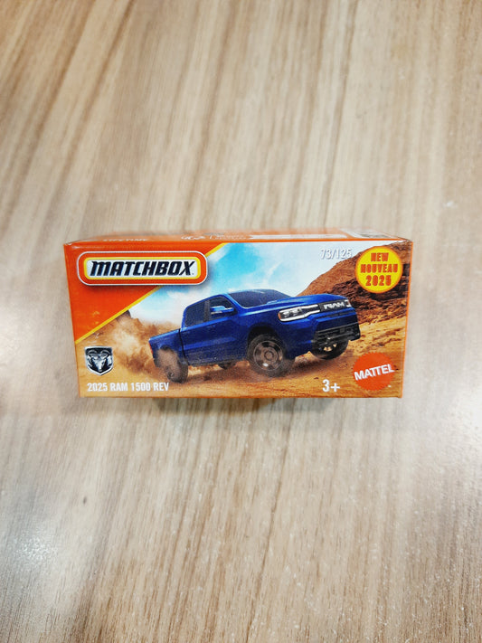 Matchbox 2025 Ram 1500 Rev Diecast Scale Model JBT82