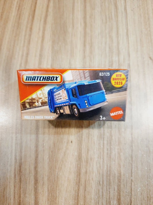 Matchbox MBX EV Trash Truck Diecast Scale Model JBV15