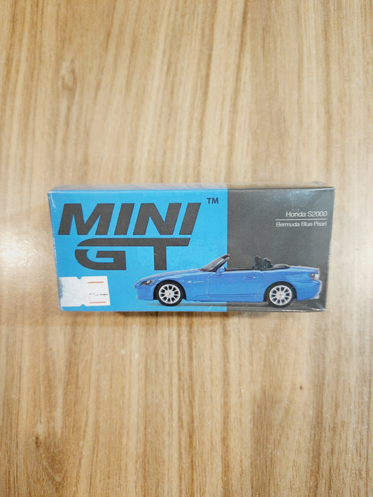 Honda S2000 Bermuda blue Pearl | Mini GT Diecast Scale Model