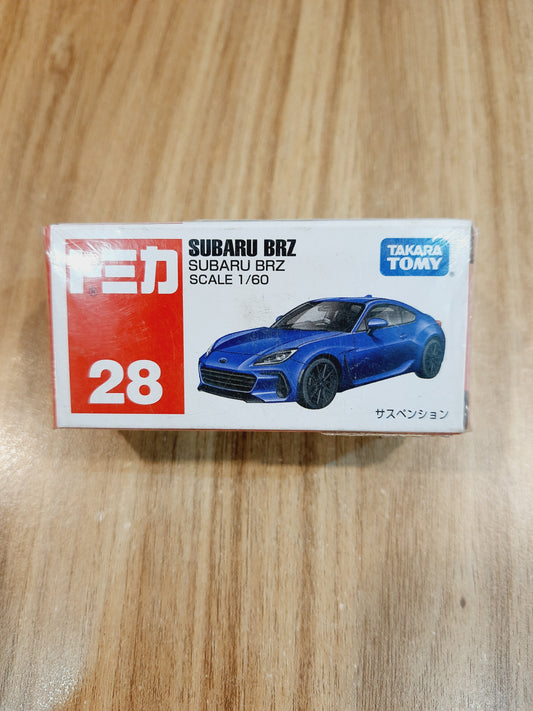 Tomica 28 Subaru BRZ - TAKARA TOMY - 1:60 Diecast Scale Model Car