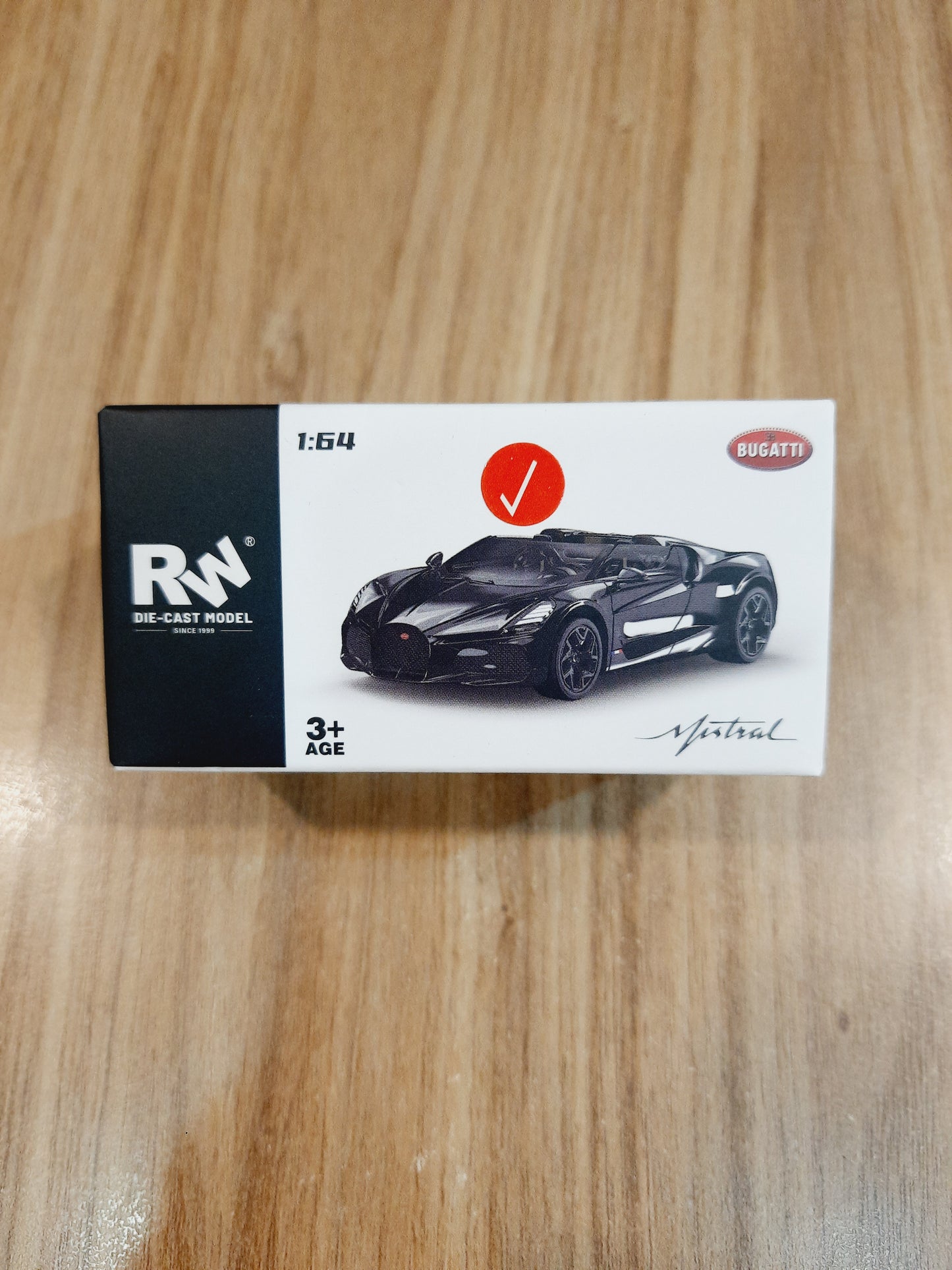RW Bugatti Mistral 1:64 Diecast Scale Model Car