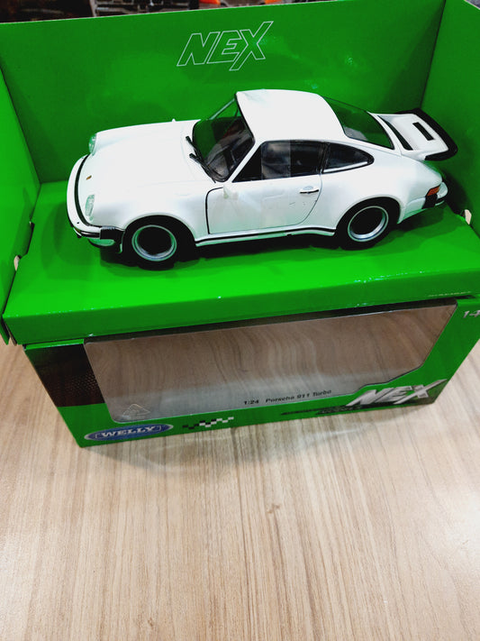 (Paint chip issue) Welly Porsche 911 Turbo 1:24 Diecast Scale Model Car