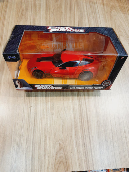 Jada 2009 Corvette Stingray Concept - Fast & Furious Diecast Scale Model