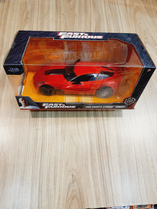 Jada 2009 Corvette Stingray Concept - Fast & Furious Diecast Scale Model