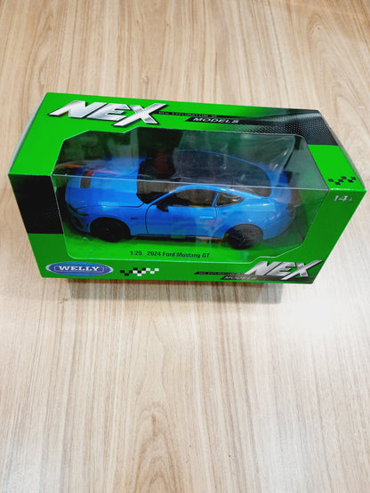 Welly 2024 Ford Mustang GT 1:25 Diecast Scale Model Car