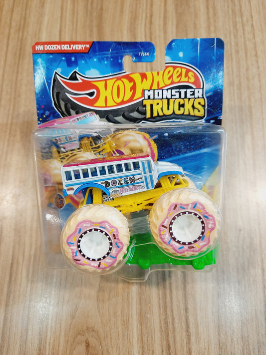 Hot Wheels  Monster Truck Snack Pack - HW Dozen Delivery - FYJ44