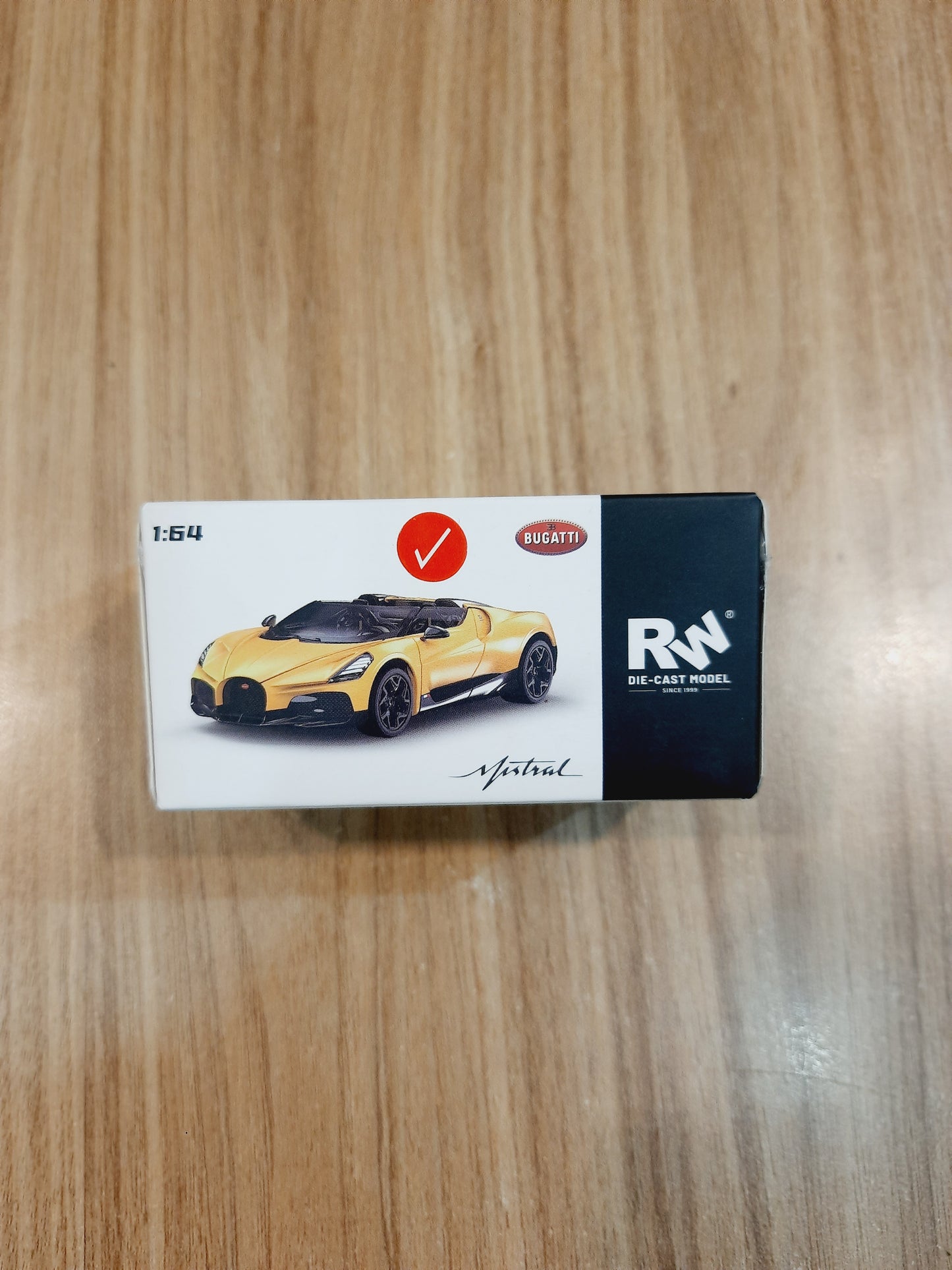 RW Bugatti Mistral 1:64 Diecast Scale Model Car