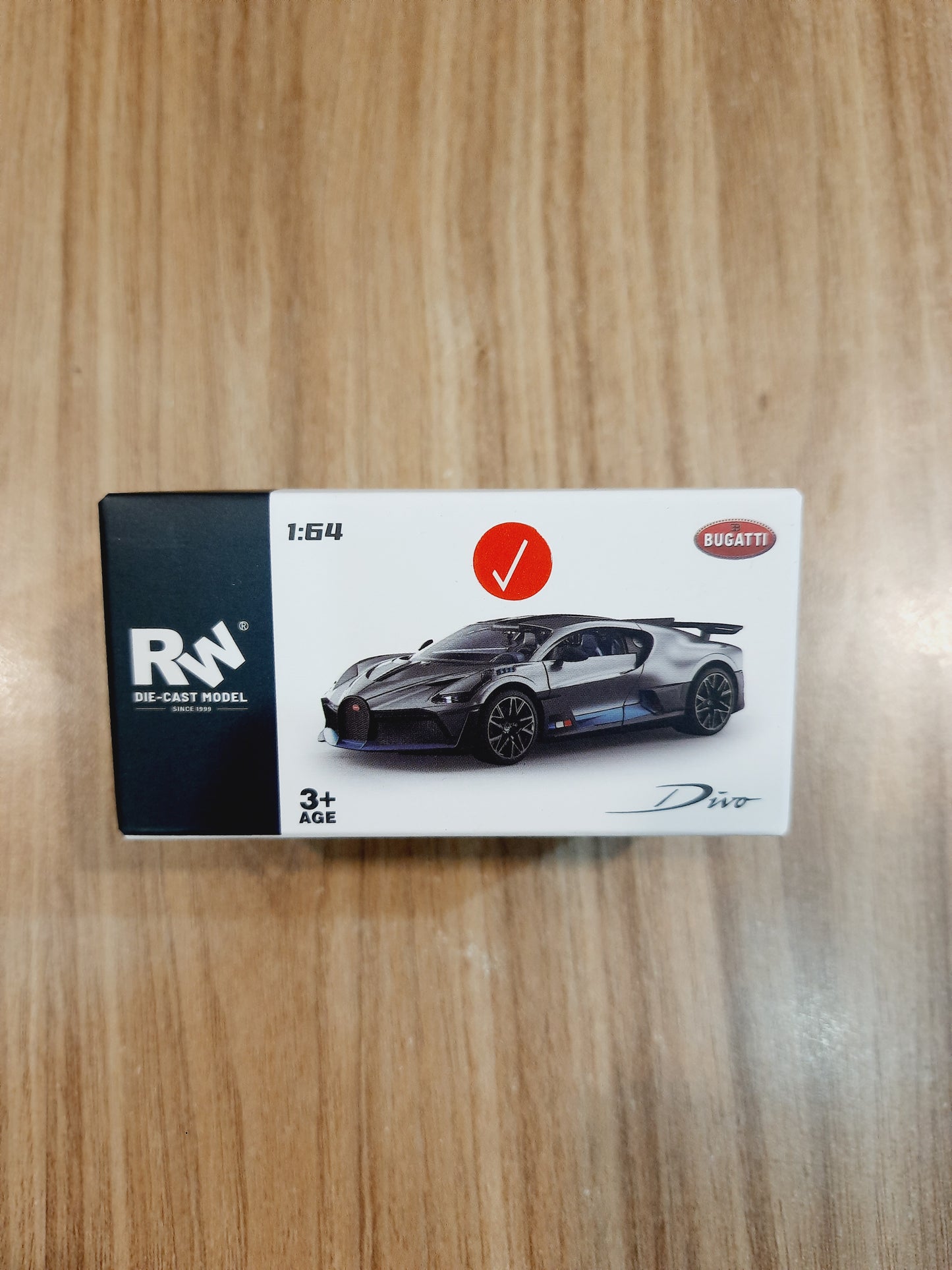 RW Bugatti Divo 1:64 Diecast Scale Model Car