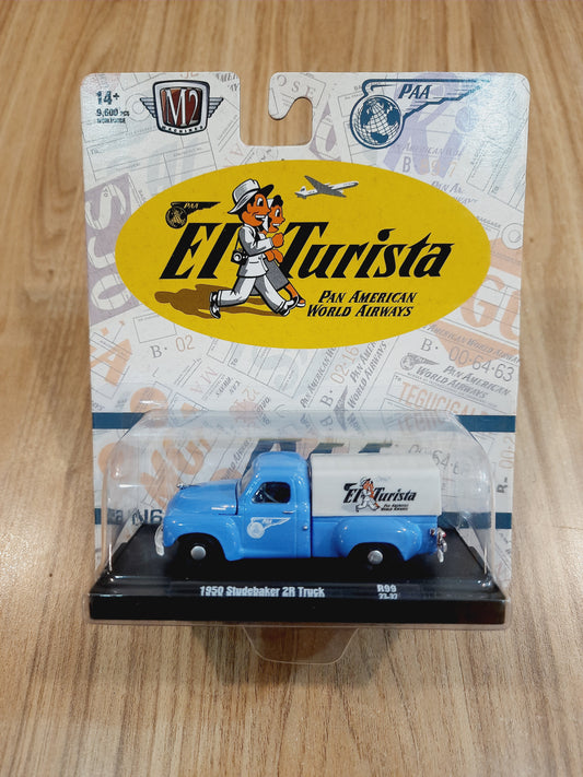 1950 Studebaker 2R Truck M2 Machines 1:64 Diecast Scale Model Car