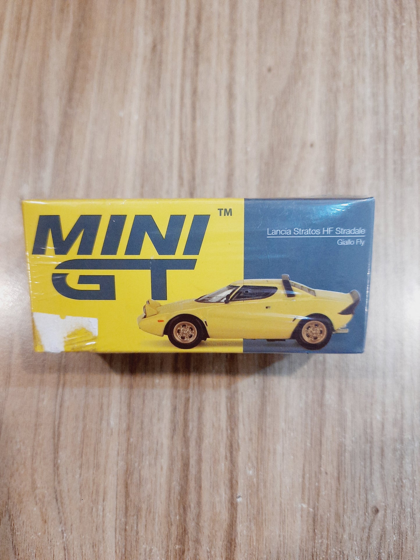 Lancia Stratos HF Stradale Giallo Fly | Mini GT Diecast Scale Model Car