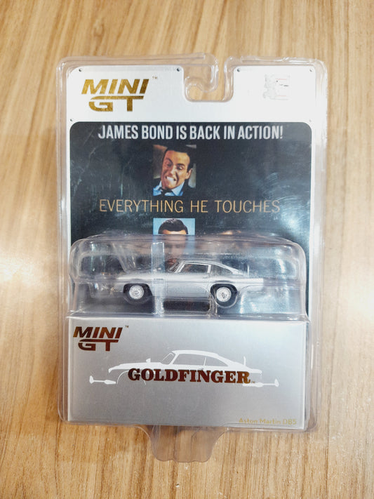(Damaged Card) Aston Martin DB5 | Goldfinger MGT00900 Mini GT Diecast Scale Model Car