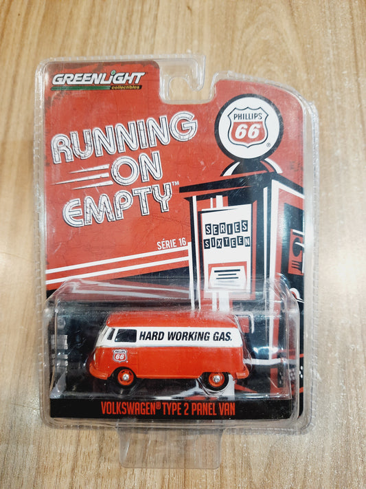 Volkswagen Type 2 Panel Van Greenlight 1:64 Diecast Scale Model Van