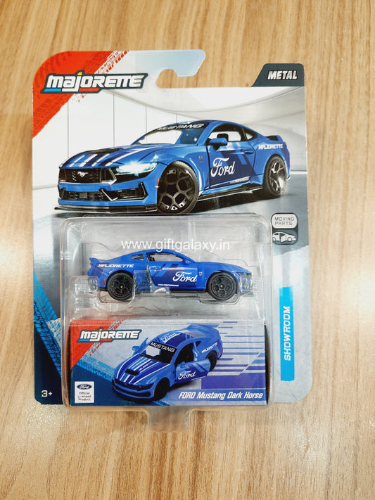 Majorette Showroom Deluxe Cars- Ford Mustang Dark Horse - BK241125