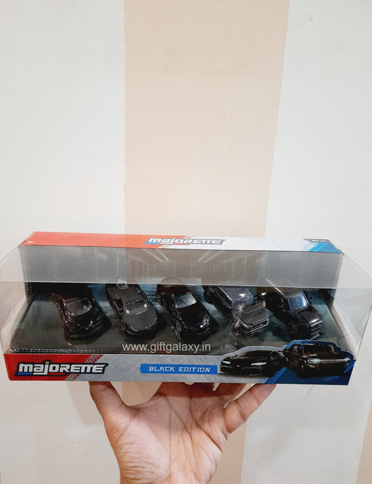 Majorette Black Edition 5 pack Diecast Scale Model (BK171125)