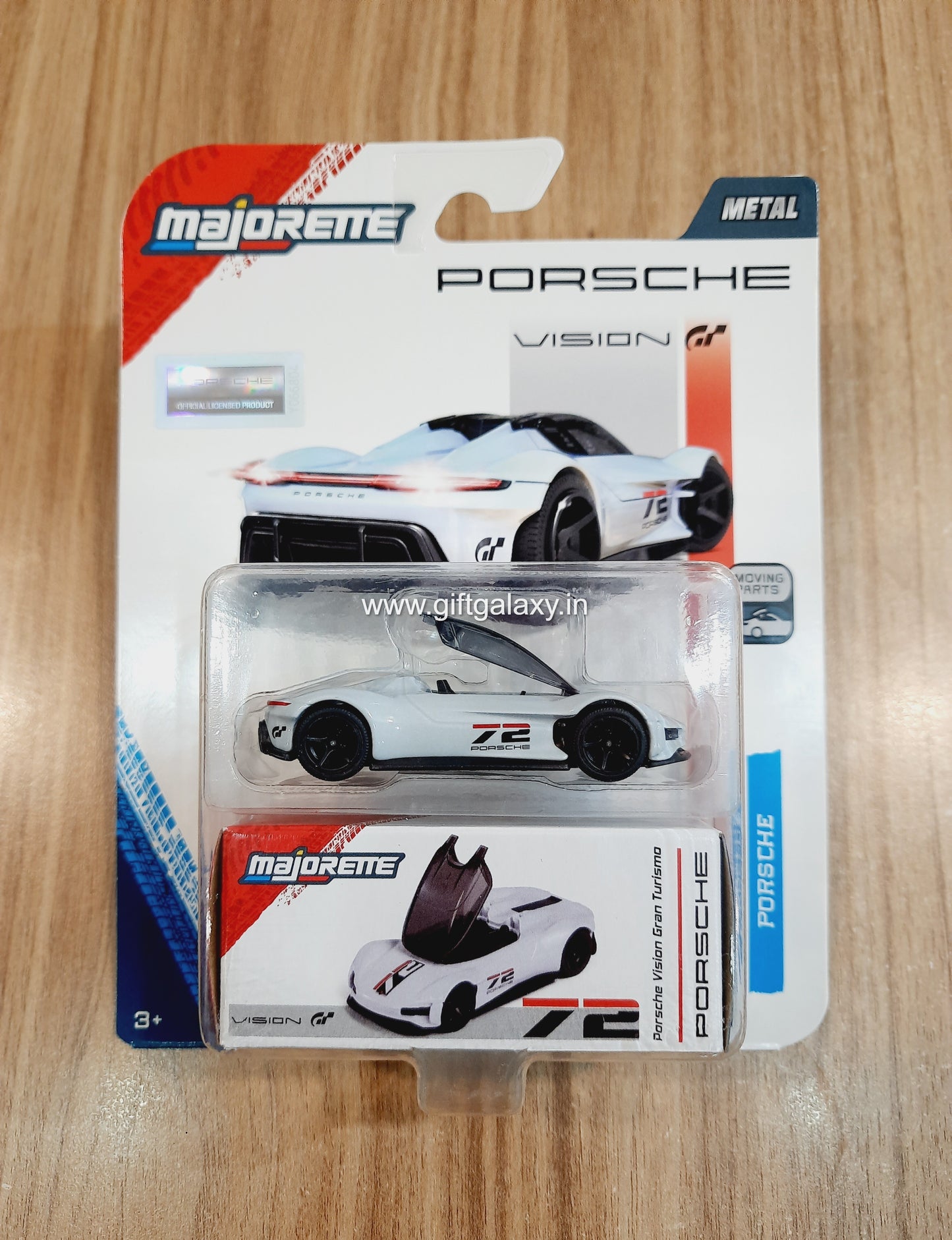 Majorette Porsche Deluxe Cars - Porsche Vision Gran Turismo (White) - Vision - BK101125
