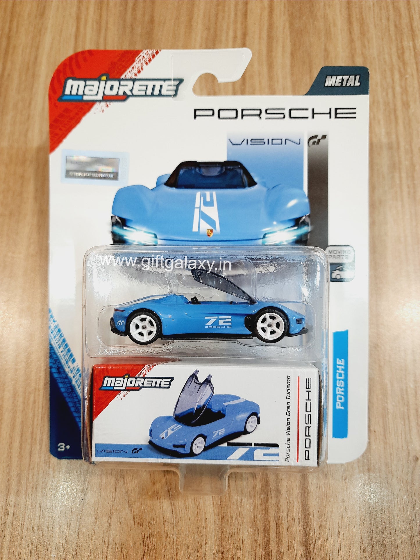 Majorette Porsche Deluxe Cars - Porsche Vision Gran Turismo (Blue) - Vision - BK171125