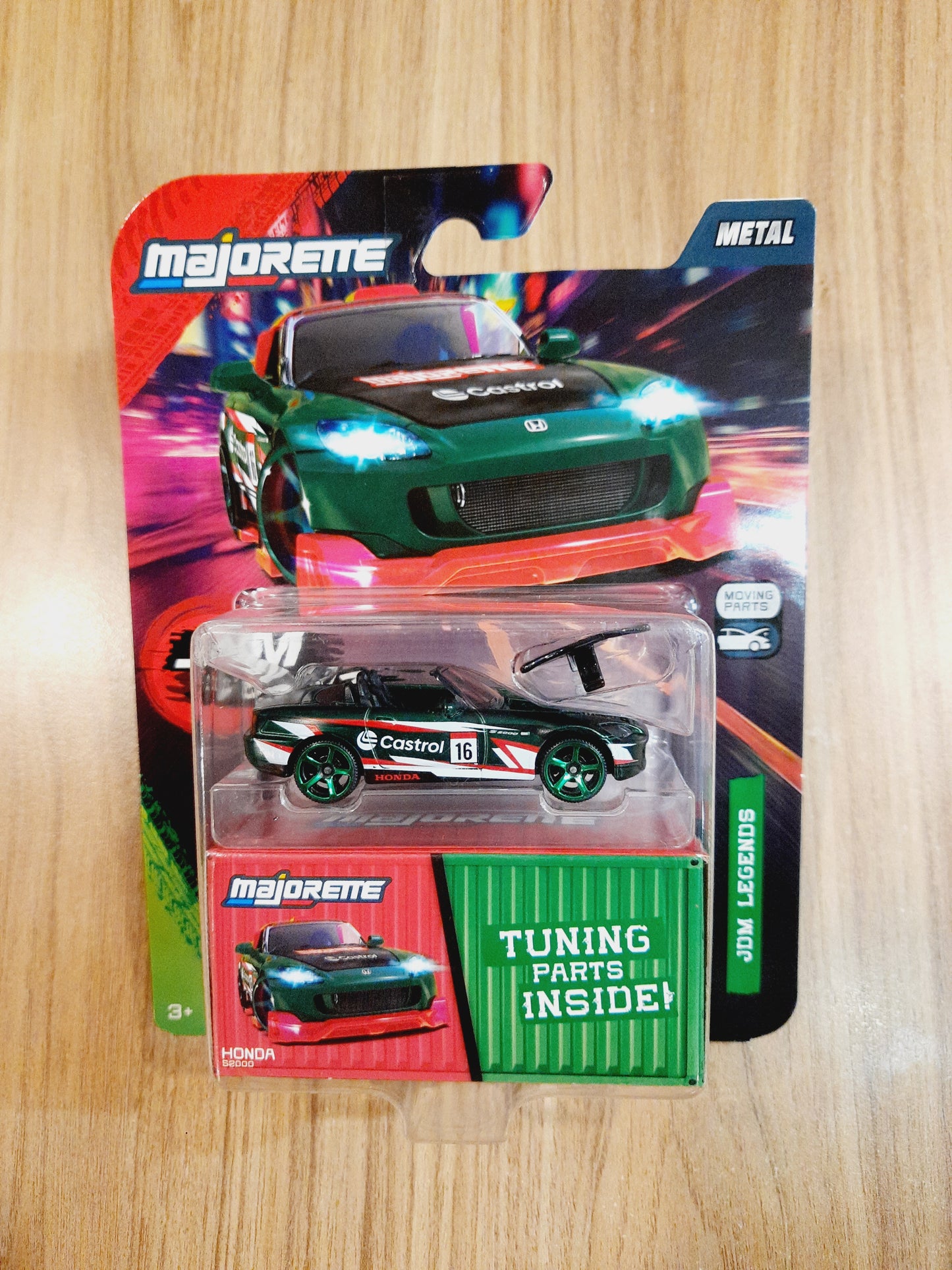 Majorette JDM Legends Deluxe Cars - Honda S2000 - Diecast Scale Model BK241125