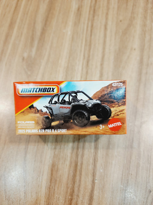 Matchbox 2025 Polaris RZR Pro R 4 Sport Diecast Scale Model JHR50