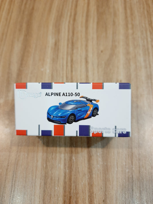 Bburago Alpine A110-50 1:64 Licensed Diecast Scale Model Car