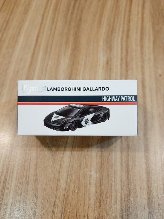 Bburago Lamborghini Gallardo Highway Patrol 1:64 Licensed Diecast Scale Model Car