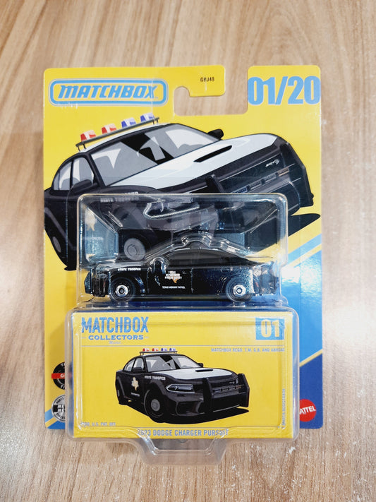 Matchbox Collector's Series 2023 Dodge Charger Pursuit Diecast Scale Model GBJ48