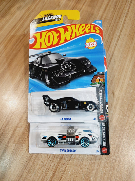 Hot Wheels LA Liebre & Twin Dorado (pack of 2)